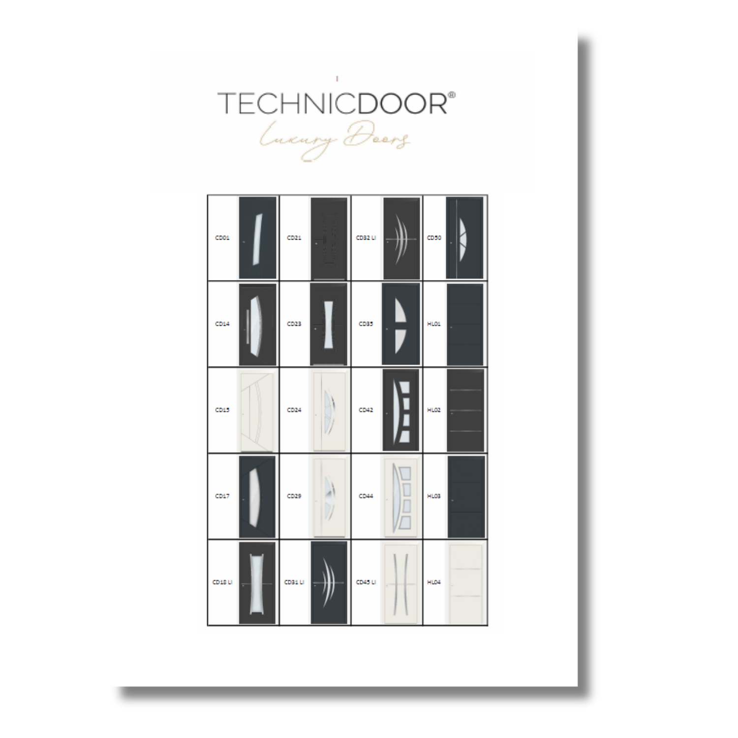 Modèles de Portes TechnicDoor